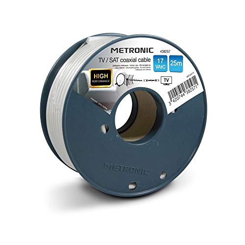Metronic Câble coaxial TV / SAT 17 VAtC 25 m