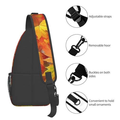 Bolso cruzado bandolera para hombre y mujer negro miniatura 5