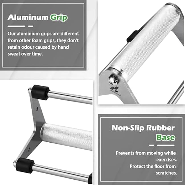 Push Up Stand, Pushup Handles for Strength Training, Heavy-duty Stainless Steel Push Up Bars Gym Exercise Equipment, Hold Up to 500lbs, 1 Pair