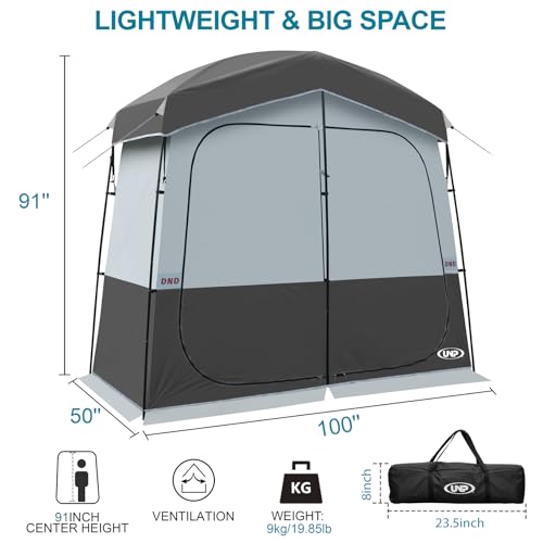 Image of Shower Tent, Outdoor Camping Privacy Shelter-Dressing Changing Room-Portable Toilet Tent for Hiking Sun Shelter Picnic Fishing