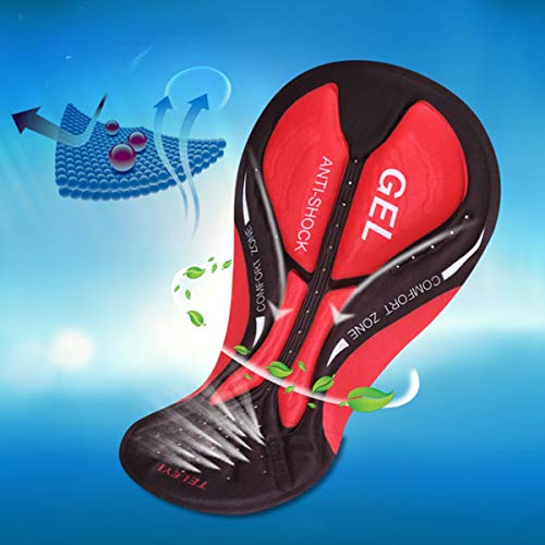 JPOJPO Maglia da Ciclismo Manica Corta Riflettente...