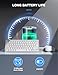 TECKNET Wireless Keyboard and Mouse Combo, Mini Cordless Computer Keyboard and Mouse Set 2.4GHz, Silent Adjustable 1600 DPI, Quiet Click, Lag-Free for Computer, Laptop, PC, Windows, Mac, Chrome OS(SS)