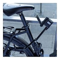 ABUS Faltschloss Bordo 6000K mit SH-Schlosshalter - Fahrradschloss mit XPlus Zylinder für hohen Manipulationsschutz - ABUS-Sicherheitslevel 10 - Länge 120 cm - Schwarz/Orange – Ansicht 5