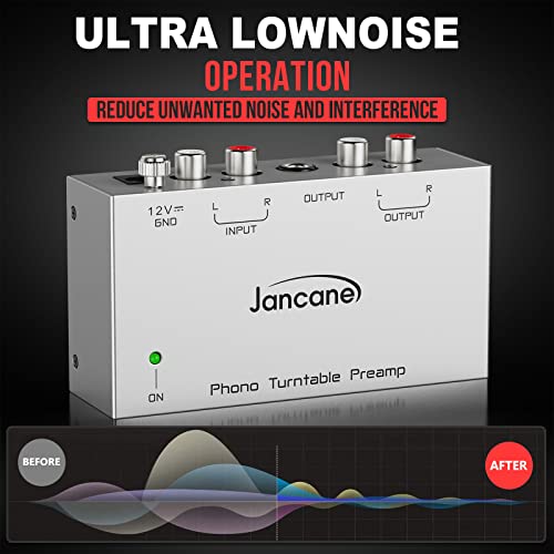 image for Jancane Phono Turntable Preamp, Phono Preamp for Turntable, Record Pla