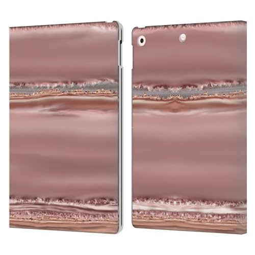 Étui portefeuille iPad 10.2 cuir LebensArt Rosé Glamour housse tablette Apple