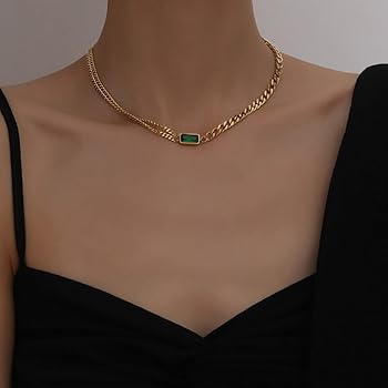 KBRPEY Set Gioielli Donna Bracciale A Catena D' Collana Orecchini