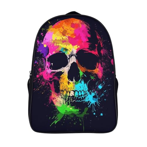 Mochila infantil de calavera 3D para guardería y preescolar de 40cm