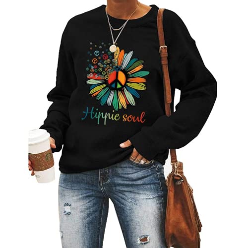 Yourtops Women Hippie Soul Shirt Free Soul Camper Sweatshirt  cover