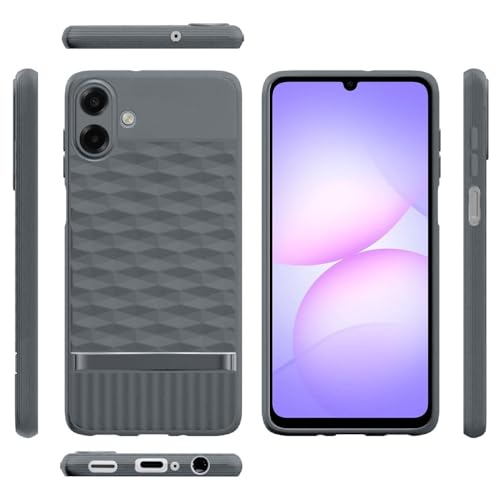 Image of Shockproof Case | Full Camera Protection | TPU Flexible Back Cover for Samsung Galaxy A07 4G /5G /F07 4G /M07 4G /M17e 5G /F70e 5G (Graphite Grey)
