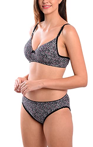 Image of Softskin Womens Seamless Padded Bra & Panty Set - Pack of 3