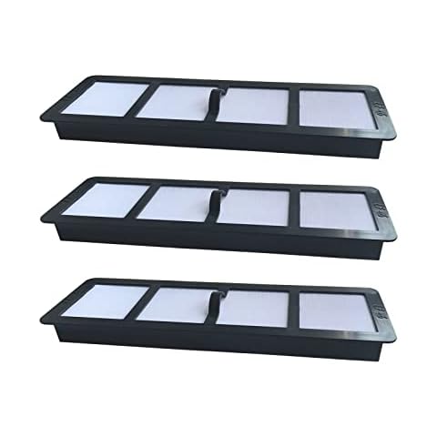 Lala Smill Replacement HEPA Vacuum Filter EF-6 (EF6) for Eureka Airspeed Upright Vacuum Cleaners AS1000, AS1001, AS1004, AS1000A, AS1001A, 3 pcs Cover