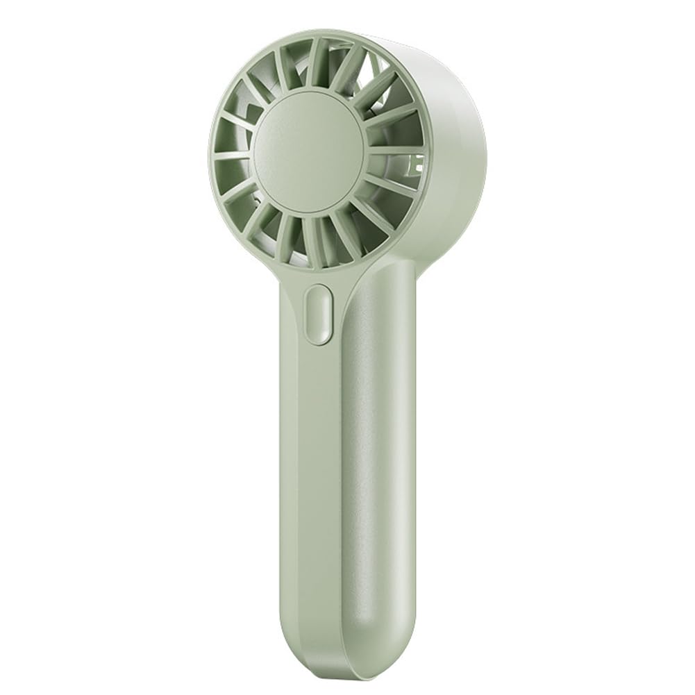 CTRLZS USB Rechargeable Mini Portable Fan Powerful Wind Handheld and Desktop Outdoor Cooling Fan Portable Fan Green