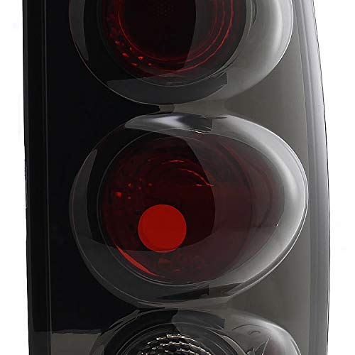 Spec-D Tuning Smoke Lens Tail Lights Compatible With 2002-2006 Dodge Ram 1500/2500/3500, Left + Right Pair Assembly #TOP4