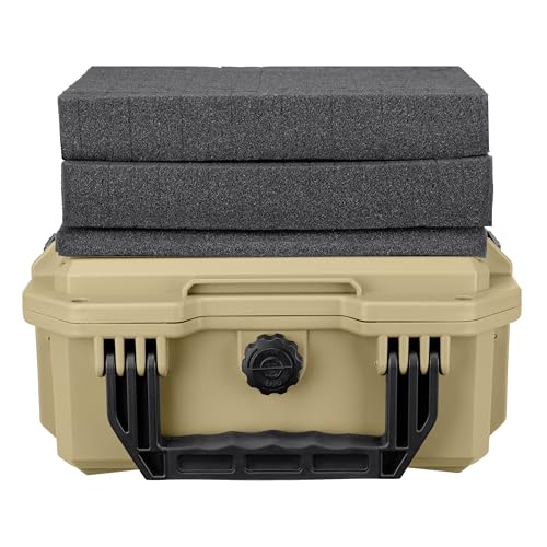 Maleta rígida compacta para cámara Eylar 11.8" tan miniatura 4