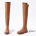 Mtzyoa Over The Knee Boots for Women Platform Brown Size 9 Comfort Fashion Thigh High Suede OTK Long Winter Fall Block Casual Above Knee Ladies