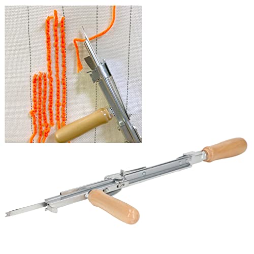 Image of Natudeco Manual Rug Gun Machine Rug Tufting Gun Loop Pile Manual Speed Handheld Tufting Tool for DIY Tufting Artwork Carpet Sewing for Beginners