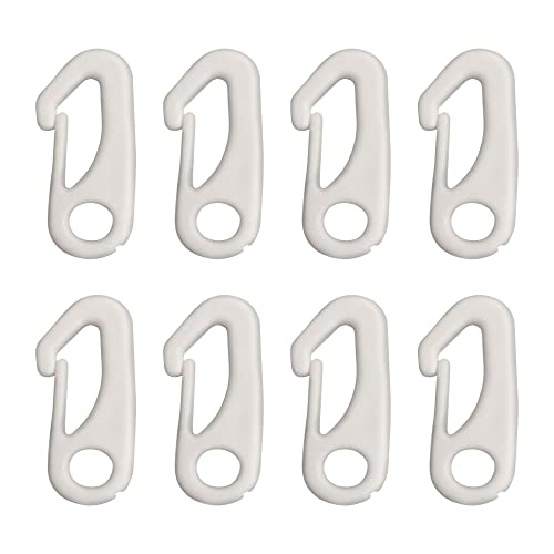 Hoople 8 Pcs Flag Pole Clips Snap Hooks Nylon Flagpole Accessories - To Attach Flag To Flagpole With Rope #TOP17