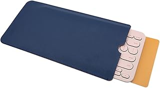 Keyboard Case Cover Compatible with Logitech K380 Bluetooth Wireless Keyboard,PU Leather Portable Travel Case Protective Sleeve Skin Compatible with Logitech K380,Not Included Keyboard (Deep Blue)