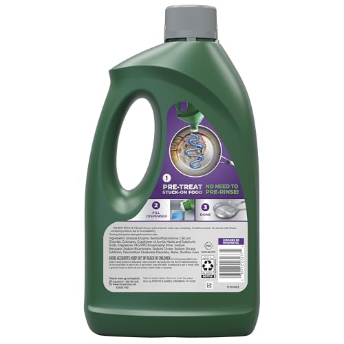 Image of Cascade Platinum Dishwasher Liquid Gel, Dish Soap for Dishwasher With the Grease Fighting Power of Dawn, Fresh Scent, 75oz (Pack of 1)