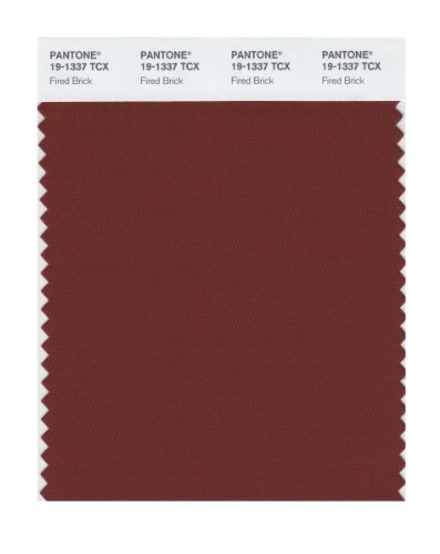 Pantone 19-1337 TCX Smart Color Swatch Card, Fired Brick