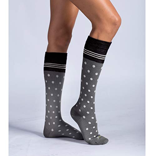 Image of ja vie Graduated Compression Socks (15-20mmHg) Cotton Sport Sock for Men & Women