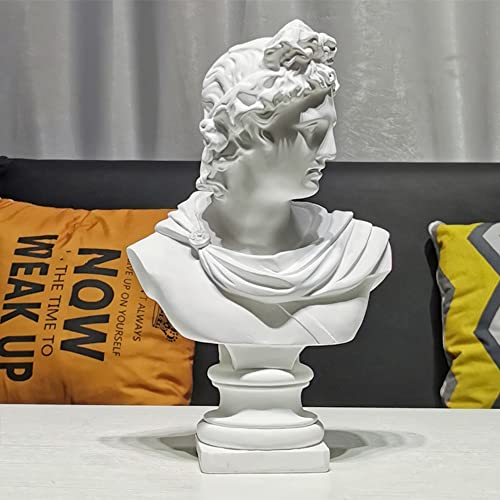 Mini Apollo Figurine Greek Mythology Statue Decor Figure Bust Home Decoration Sculpture for Room DÃ©cor a Accents Art Decor Aesthetic Desk Pastel Room Accents Art DÃ©cor