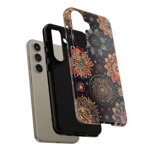 Coque Samsung S24 mandala pour protéger des rayures avec style