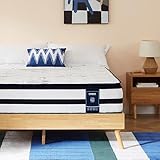 Grbsy 28cm Matelas Hybride 140x200 cm H4 Ferme – Ressorts Ensachés 7 Zones, Mousse Mémoire...