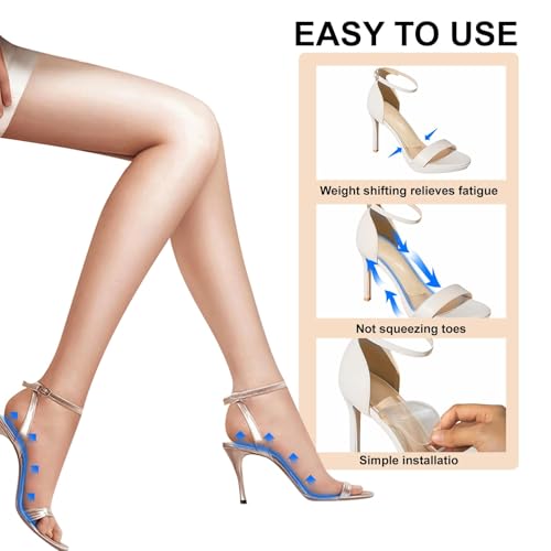 Plantillas para tacones para mujer talla pequeña US 6-7.5 miniatura 5