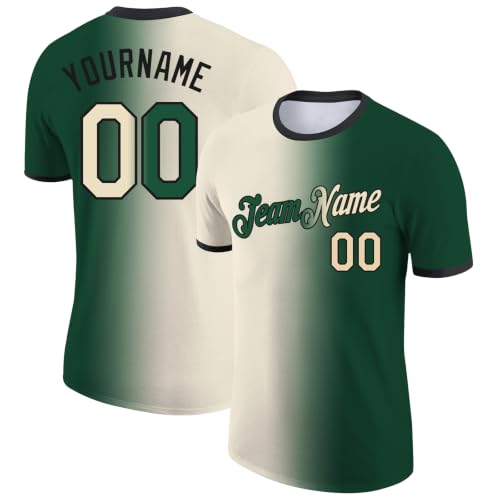 Camiseta de béisbol personalizada Fanscustom para hombres, mujeres y jóvenes, uniforme de equipo, camiseta deportiva de sóftbol