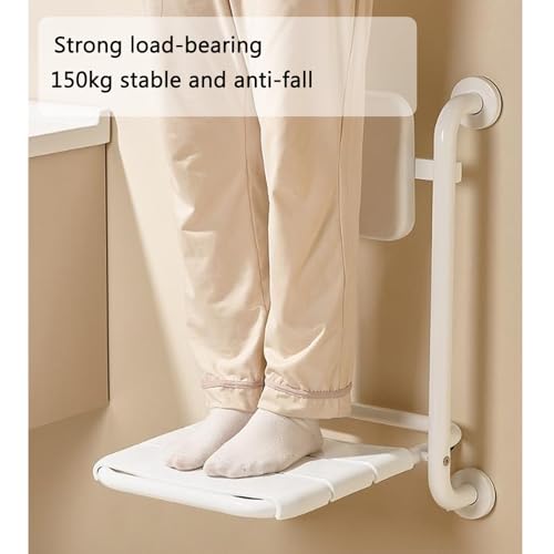 Tabouret de douche pliable mural pour sécuriser l'accès PMR