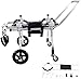 SYXBXZ Fauteuil Roulant pour Chien avec 4 Roues réglables pour Animaux handicapés Membres antérieurs et Membres postérieurs Scooter Chariot électrique pour Chien âgé pour Petit Chien Moyen avec acc
