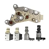 Kessocco 1set 4T40E 4T45E Automatic Transmission Solenoid with Control Board Transmission Solenoid Kit Set Replacement for Chevy Cobalt HHR Malibu Pontiac Saturn L300 2004-On