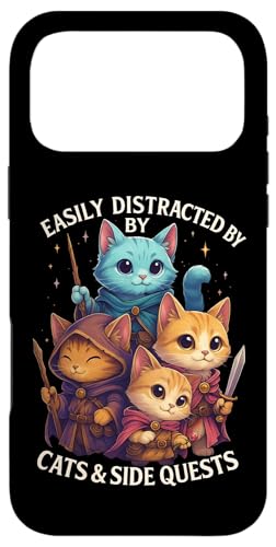 Cats Side Quest Disturted  ʔ ȃ[A X}zP[X iPhone 17 Pro Max p