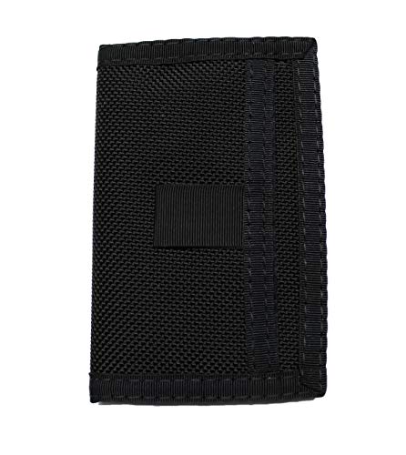 Nylon Front Pocket Wallet/ID Holder - Ballistic Nylon (Black) - Made in USA3