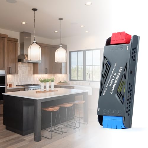 Image of LED Power Supply 12V 150W, BRIMETI LED Driver 12,5A Transformer AC 120V to 12V DC Low Voltage Switching Converter Constant Voltage Ultra Slim Adapter for Strip Light Cabinet Lights