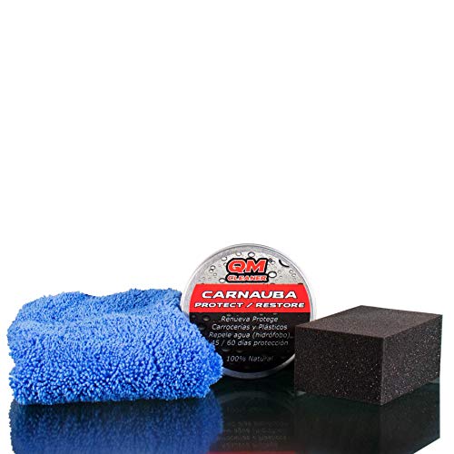 QM Cleaner Cire de Carnauba Kit de produits de restauration et de protection Protéger et restaurer les plastiques et les carrosseries Cover