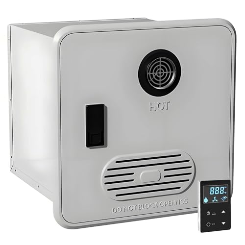 LYAYYDS Calentador de Agua instantáneo para RV, 12 V CC y propano, con Control Remoto, para Abertura de 15 x 15 Pulgadas, 55 000 BTU, reemplazo Directo para Autocaravana