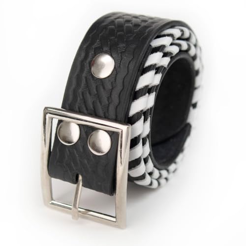 Image of Milwaukee Leather Men's Interchangeable Buckle Leather Belts | 1.5 inch Wide; Emblem Designed; Biker Culture Style; Everyday Wear; Premium Leather