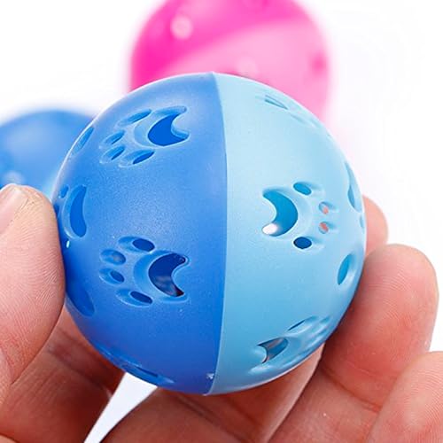 Image of Interactive Play Bell Ball for Dogs and Pets |Durable and Attractive 10 cm Ball |Playing and Attractive Bell Ball for Dogs and Puppies (Blue)