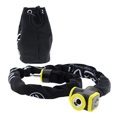 Image of Crystal Vision Anti Theft Loud 130db Alarm Heavy Duty Bike Lock Weather Proof Multi Purpose