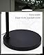 LuminexDesigns Bogenlampe Stehlampe Wohnzimmer – Warme Lichtatmosphäre für Lesen & Entspannen, 1 Min Montage, Schwerer Metallfuß (5kg), Schwenkbarer Aluminium-Lampenschirm, Ohne Leuchtmittel, Schwarz