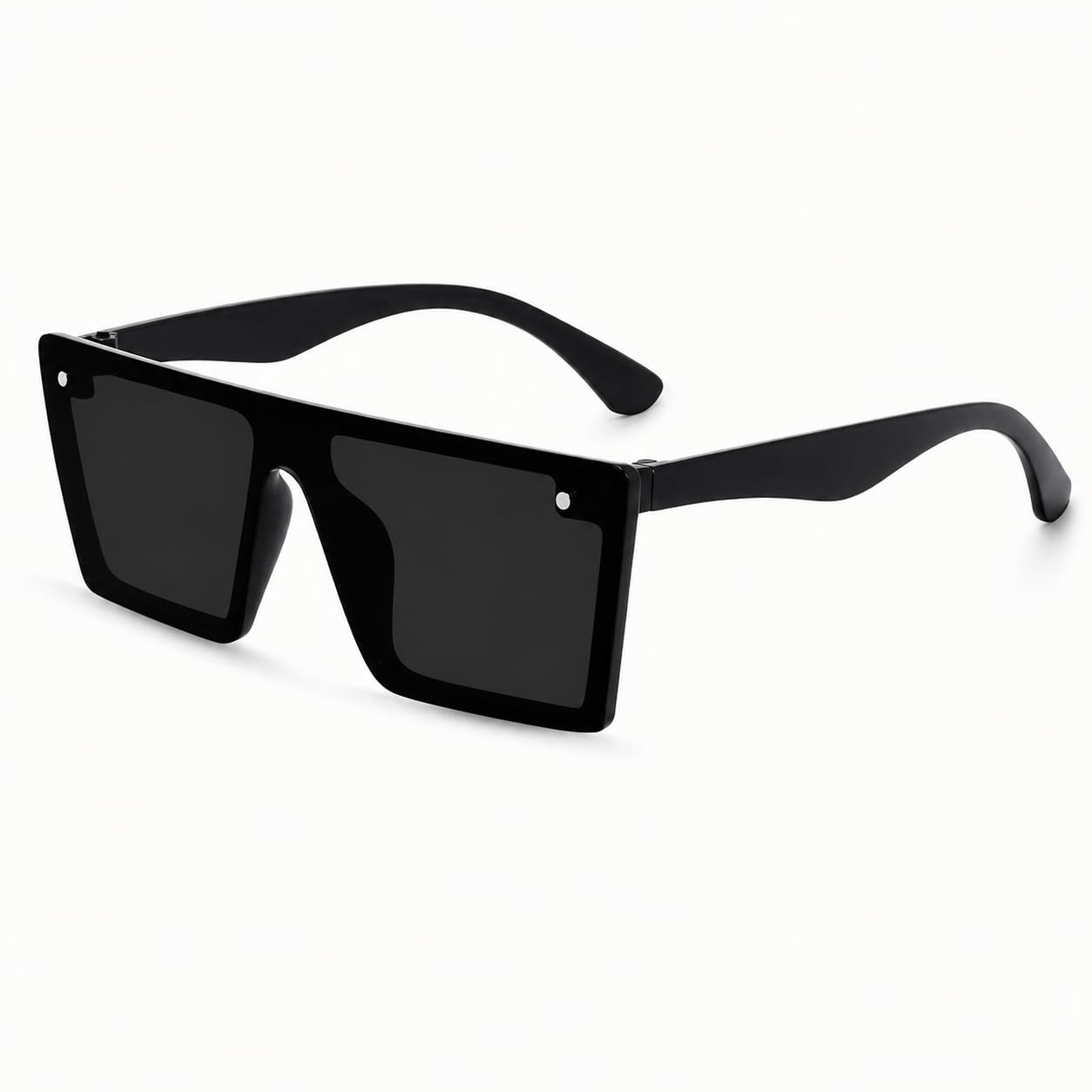 Full Rim UV Protected Rectangular Unisex Sunglasses | UV 400 Protection Shades for Men and Women Fashionable-image-13