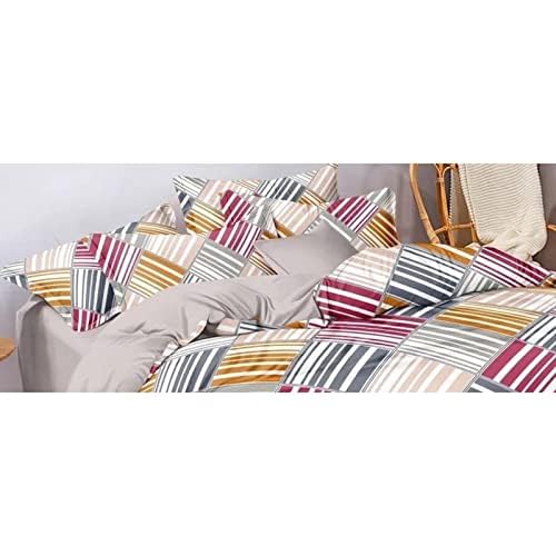 Image of NewDouble Bedsheet with Two Pillow Cover King Size Jaipuri Print