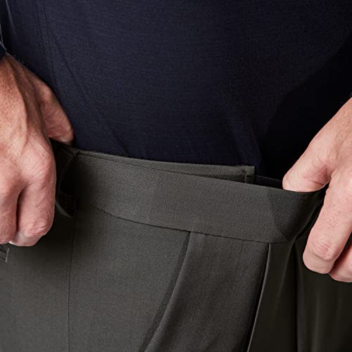 Haggar Men's Classic Fit Pleated Premium Comfort Dress Pant - image 2