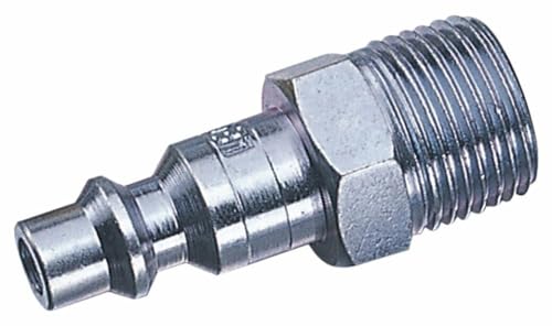 Jstpure for Industrial Style Air Compressor Hose QC Connect Plug 1/4 NPT Size Male 300 PSI