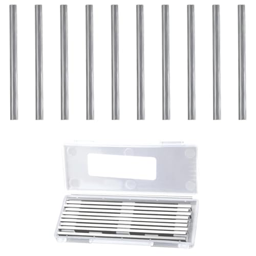 Reversible Electric Planer Blades, 10Pcs 82mm HSS Carbide Planer Knifes with Two Cutting Edges Precision Ground Woodworking Machinery Part Replacements for Makita Black & Decker Bosch DeWalt Trend 7 Reversible Electric Planer Blades, 10Pcs 82mm HSS Carbide Planer Knifes with Two Cutting Edges Precision Ground Woodworking Machinery Part Replacements for Makita Black & Decker Bosch DeWalt Trend - Image 7