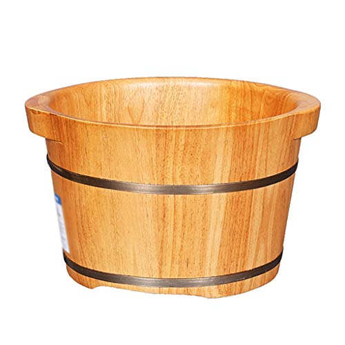 Balde de madera para spa de pies, sauna y masaje