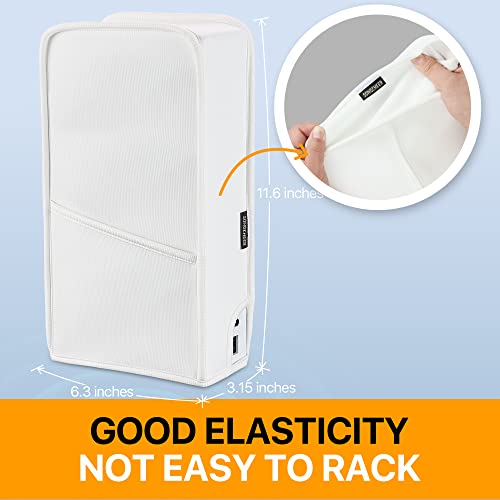 Songcheer Dust Cover For Xbox Series S Console, Washable Dust Guard With Reinforced Seams, Anti Scratch&Waterproof Cover Sleeve, For Xbox Series S Console, 6.3 X 3.15 X 11.6 Inches (White) #TOP4