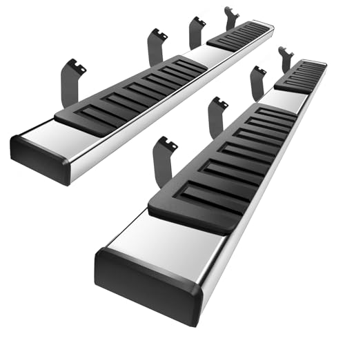 Estribos antideslizantes de acero inoxidable para Toyota Tundra CrewMax miniatura 1